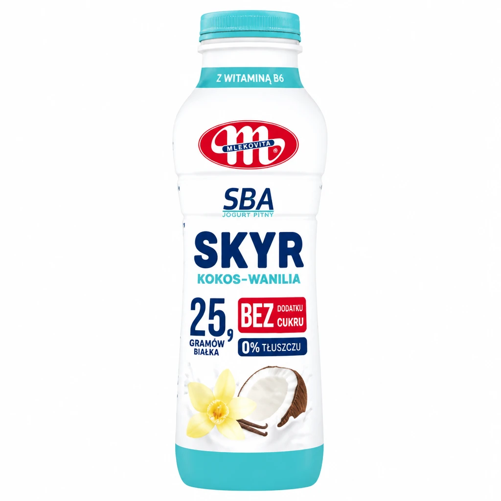 Jogurt pitny skyr kokos wanilia SBA Mlekovita 330g