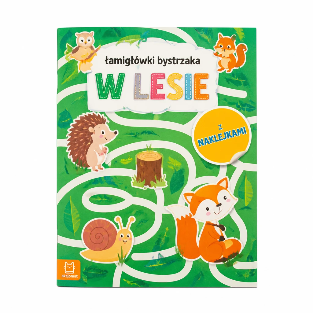 Łamigłówki bystrzaka z naklejkami mix
