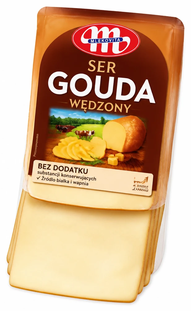 MLEKOVITA Ser Gouda wędzony
