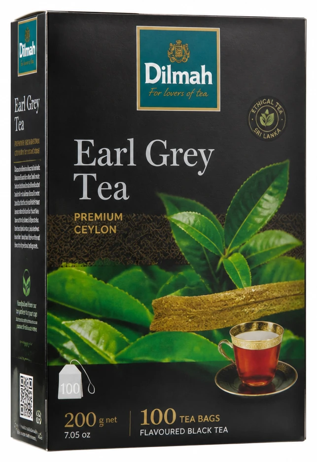 DILMAH Herbata czarna ekspresowa Ceylon Gold, Earl Grey