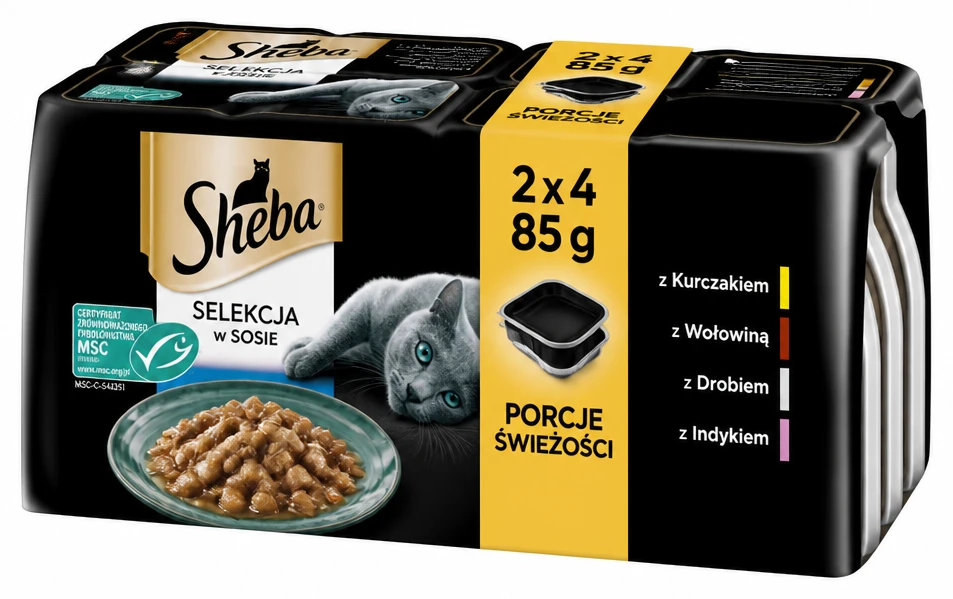 SHEBA Karma dla kotów różne rodzaje