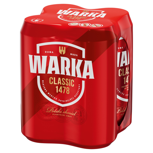 Piwo Warka 4x0,5 L