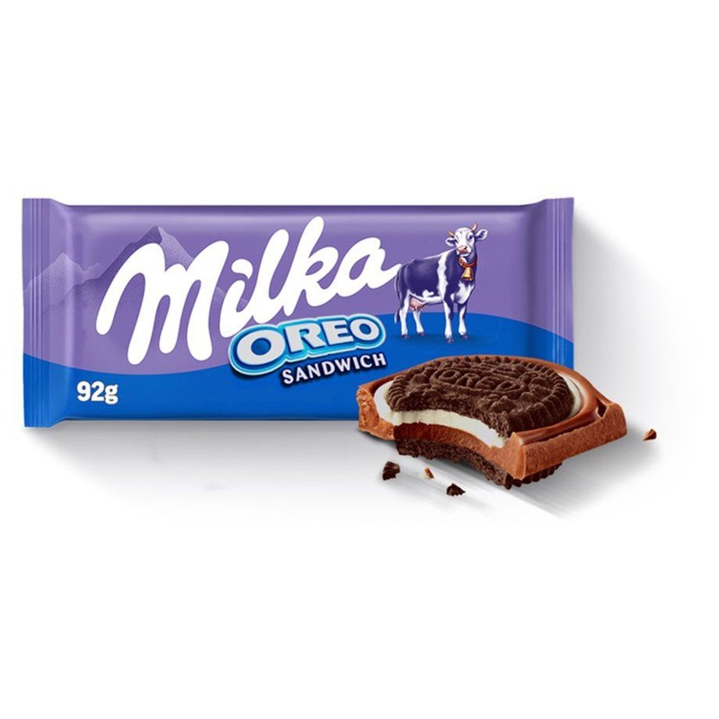 Czekolada mleczna Oreo sandwich Milka 92 g