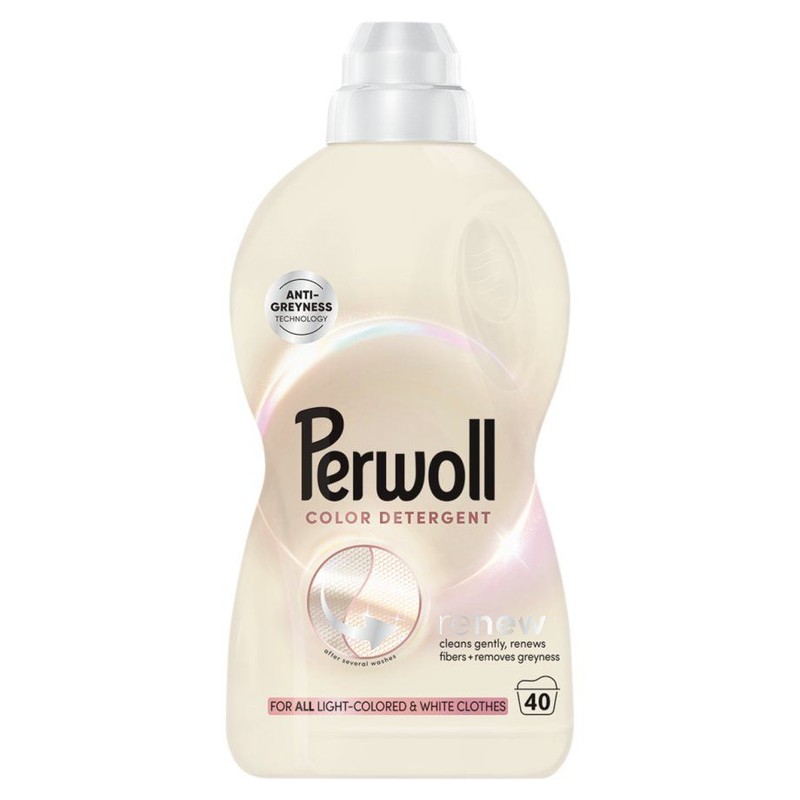 Płyn do prania jasnych i białych tkanin Color Detergent 40 prań Perwoll 2 l