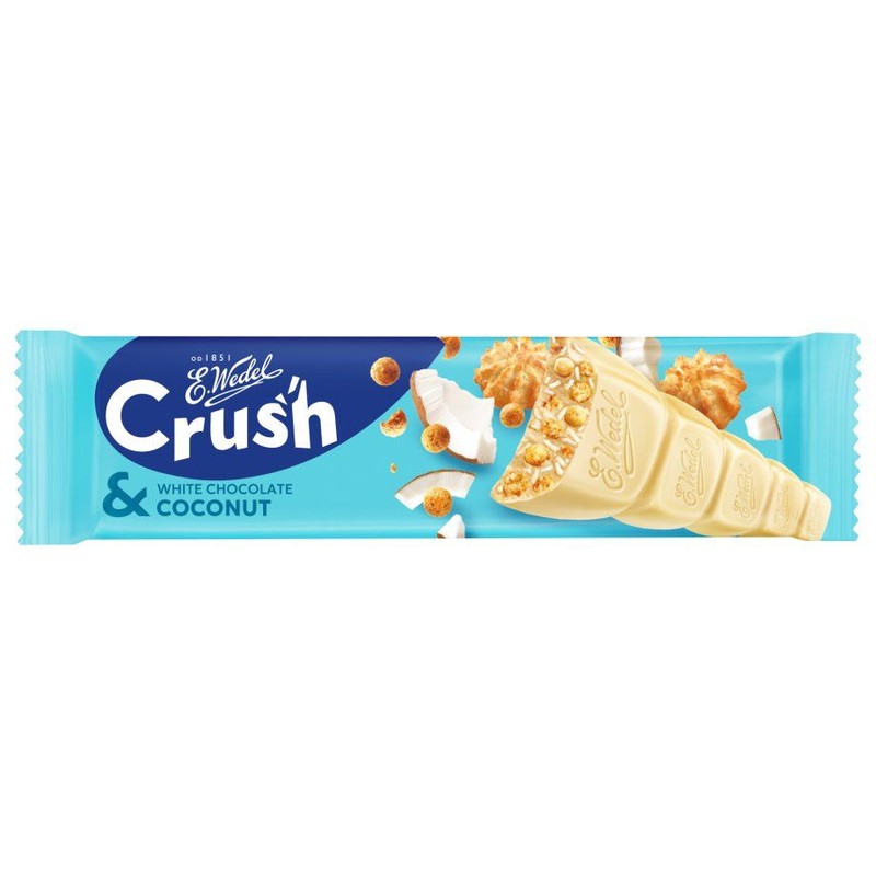 Baton Crush z białej czekolady i z kokosem E.Wedel 25 g