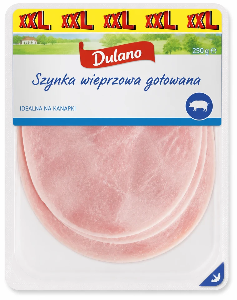 DULANO Szynka wieprzowa gotowana, XXL