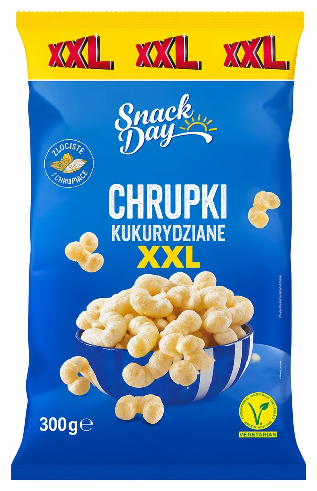 SNACK DAY Chrupki kukurydziane, XXL