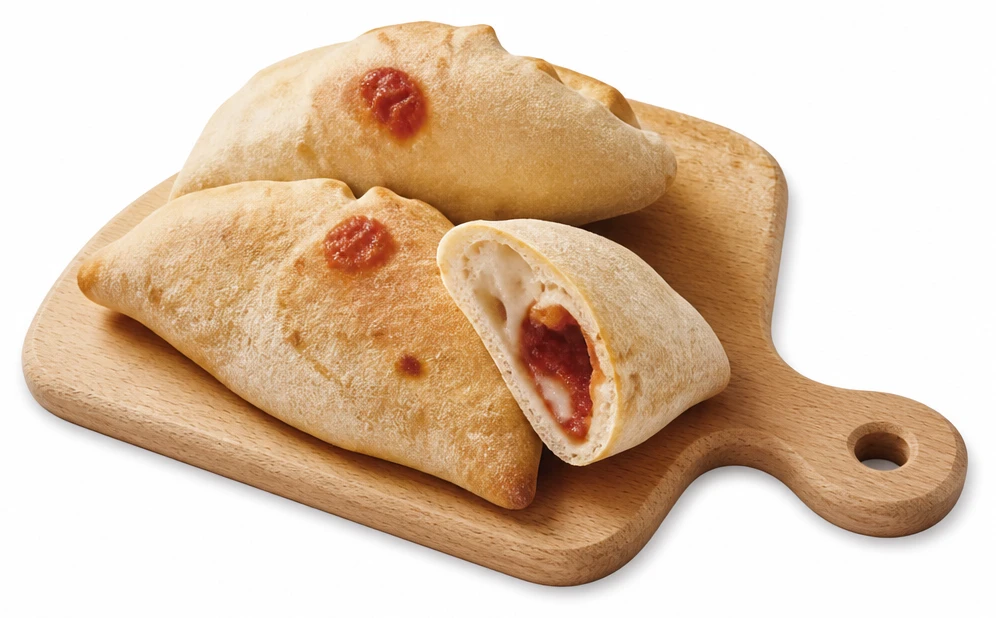 Minicalzone margherita z mozzarellą i pomidorami