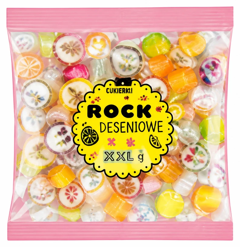 Cukierki deseniowe, XXL