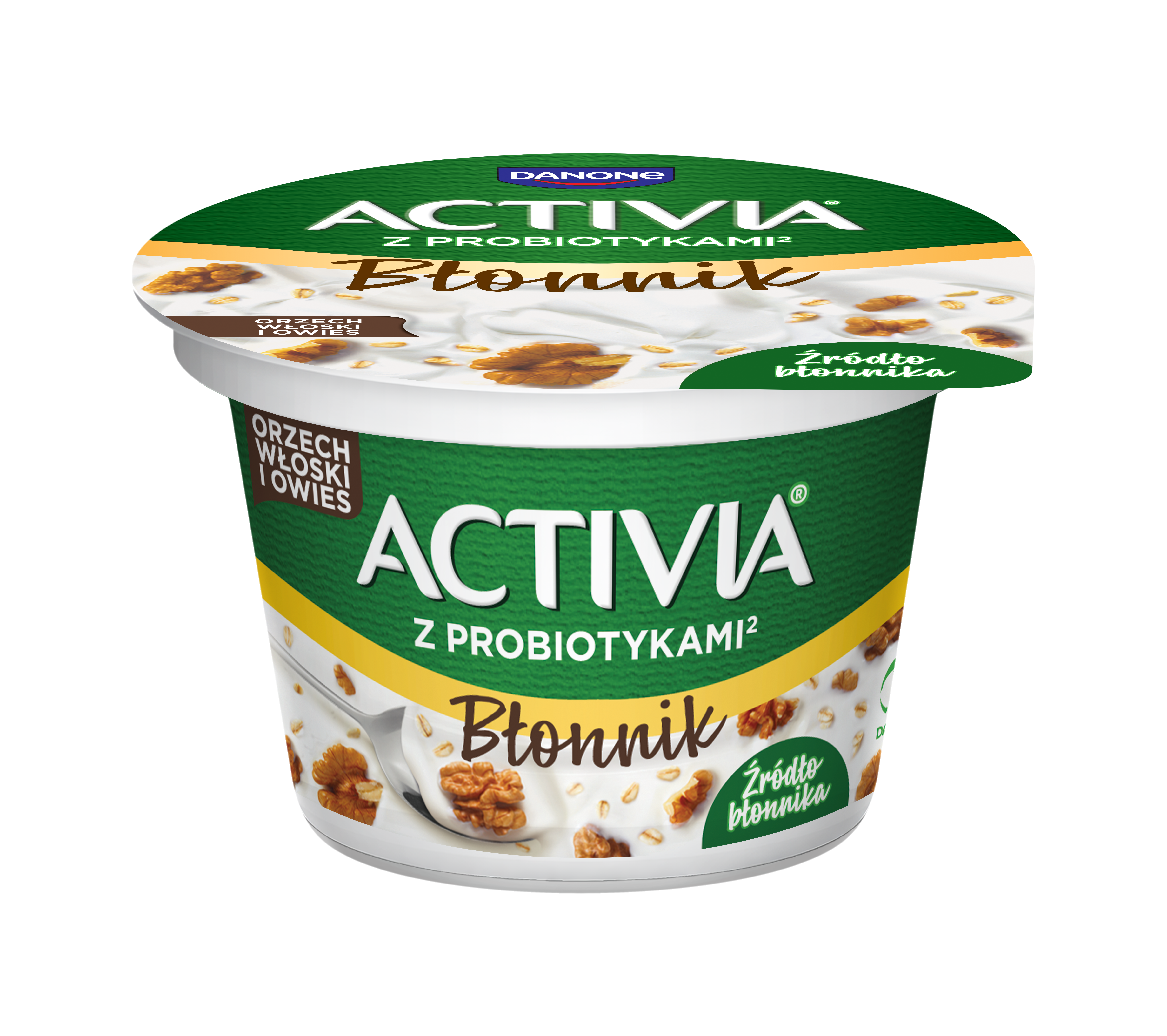 Activia Orzech Włoski I Owies Jogurt Z Błonnikiem I Probiotykami 165 G