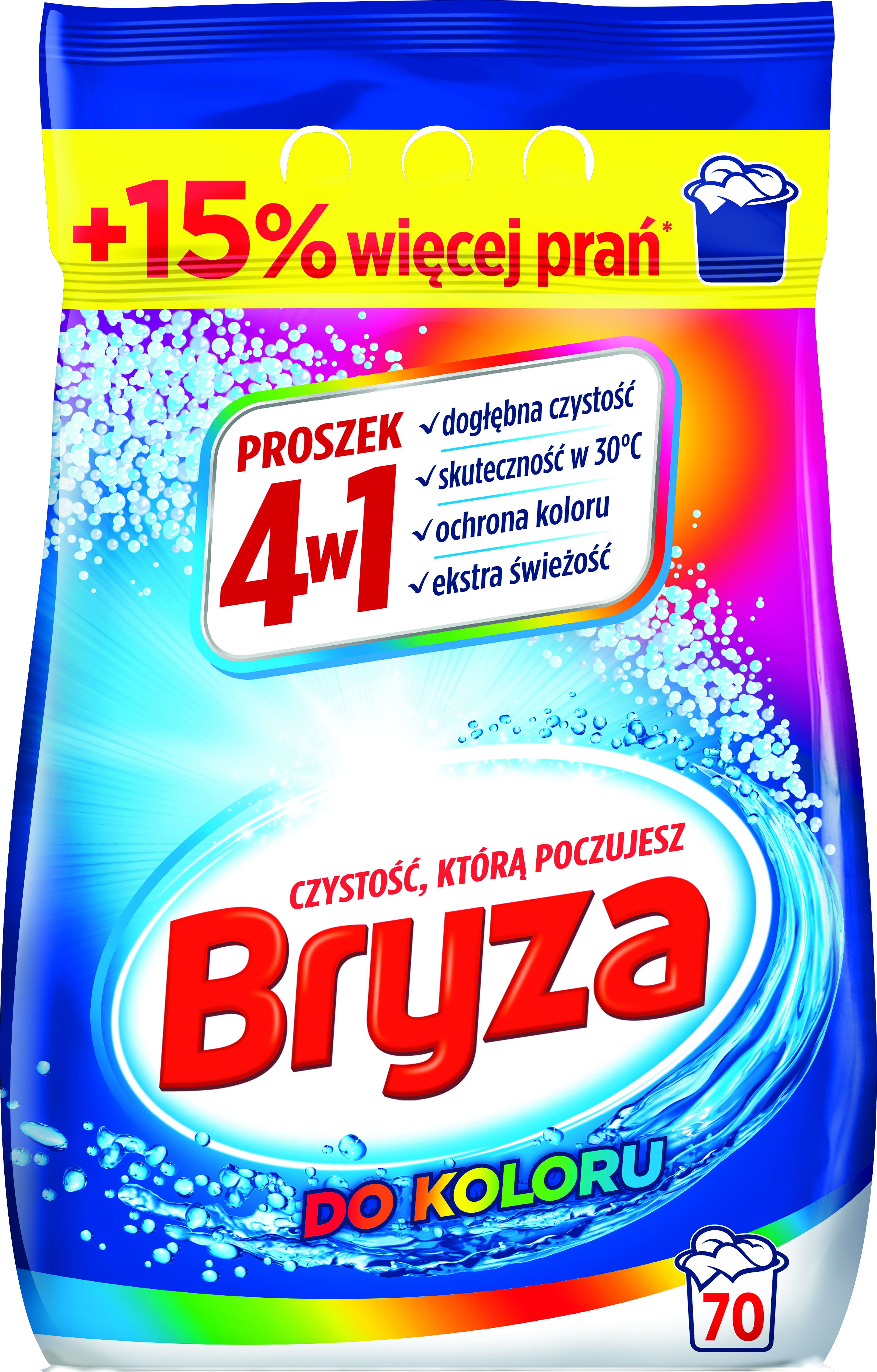 Bryza 4W1 Proszek Color 4,55Kg / 70 Prań