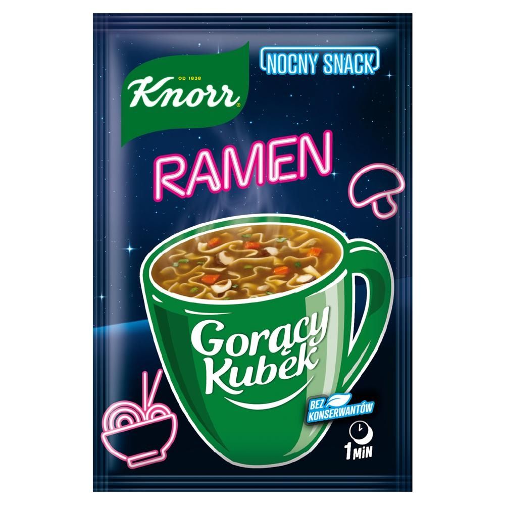 Knorr Gorący Kubek Zupa ramen o smaku kurczaka 16 g