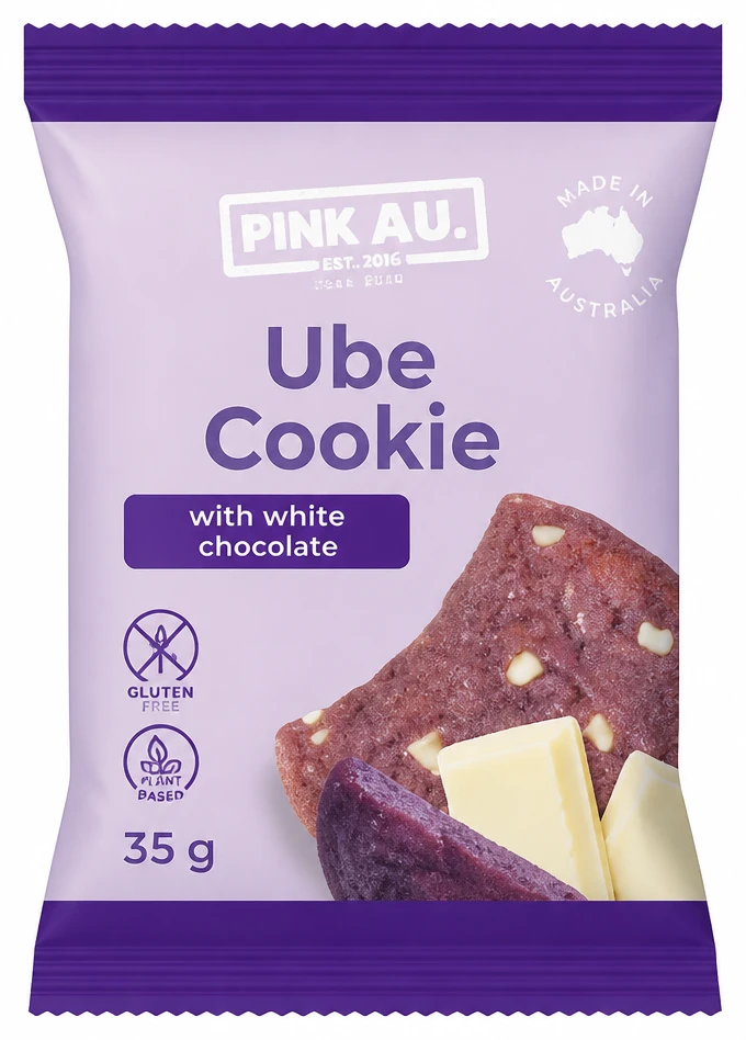 Ciastko Ube & White Chocolate