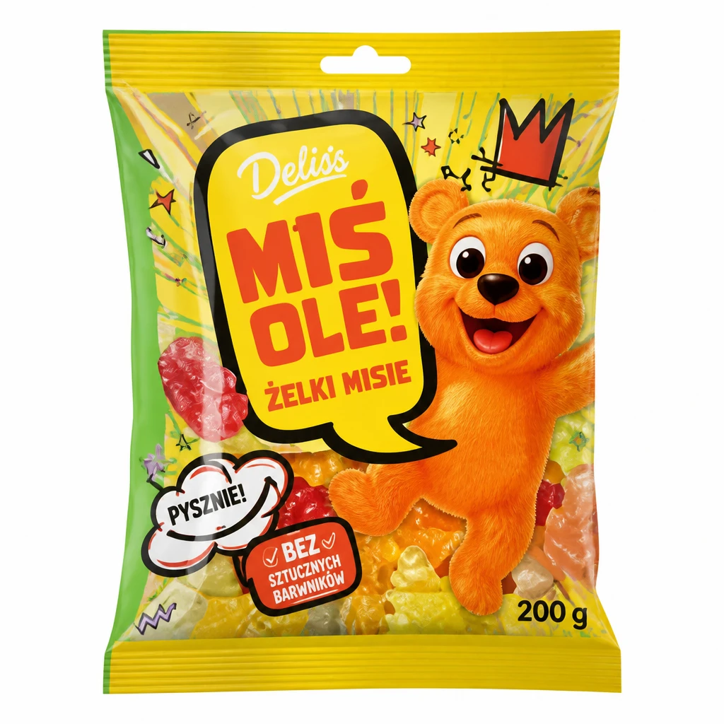 Żelki misie Deliss 200g