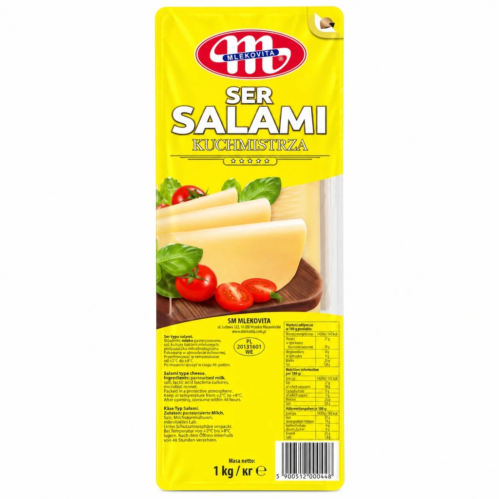 MLEKOVITA Ser salami, XXL