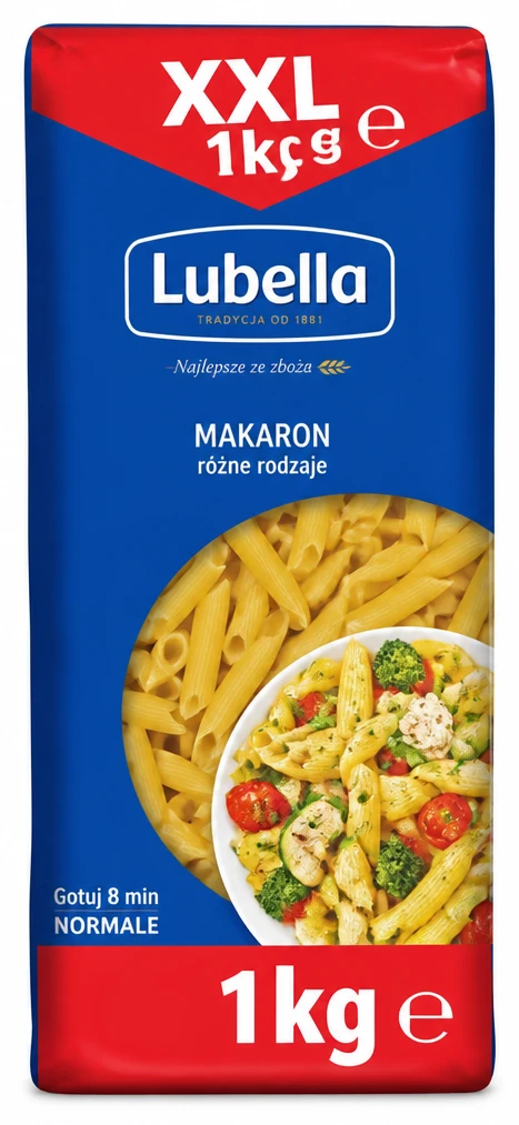 LUBELLA Makaron różne rodzaje