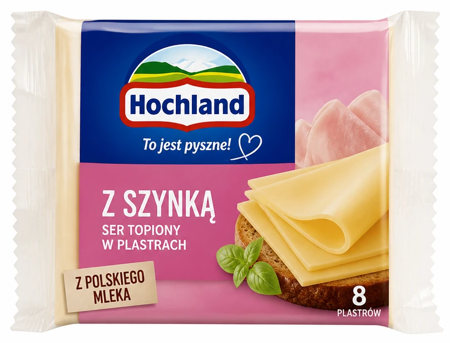 HOCHLAND Ser topiony w plastrach różne rodzaje