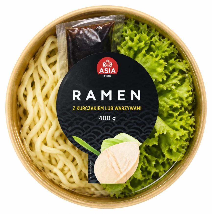 ASIA4YOU Ramen z kurczakiem lub warzywami