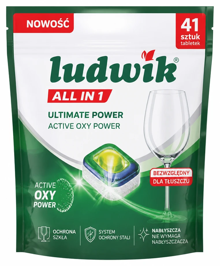 LUDWIK ALL IN 1 Tabletki lub Kapsułki do zmywarki