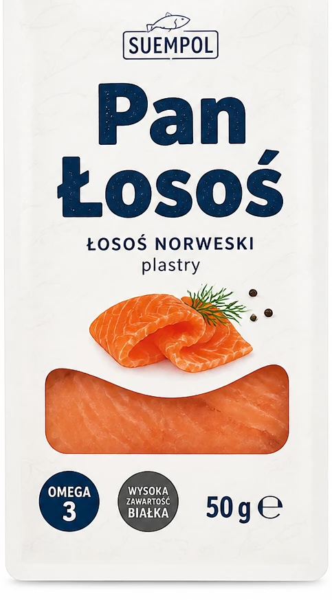 Łosoś norweski SUEMPOL plastry Pan Łosoś
