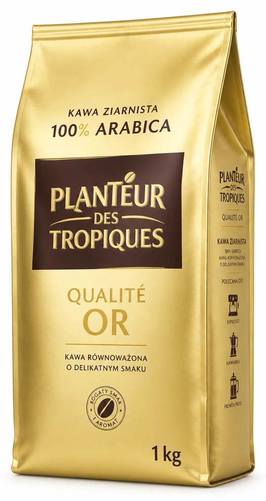 Kawa ziarnista PLANTEUR DES TROPIQUES Qualite Or