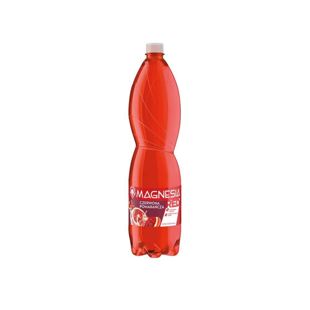 Magnesia Red Napój lekko gazowany czerwona pomarańcza 1,5 l