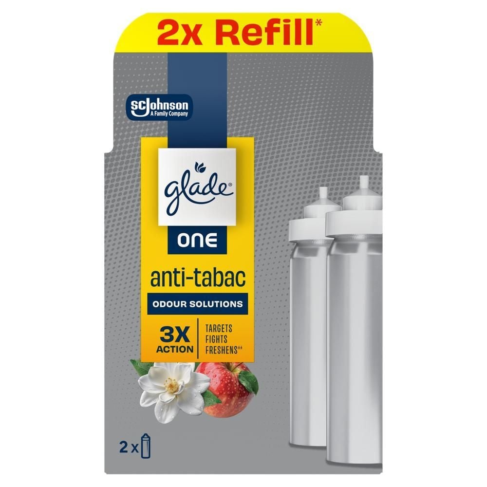 Glade One Anti-Tabac Zapas do odświeżacza powietrza 20 ml (2 x 10 ml)
